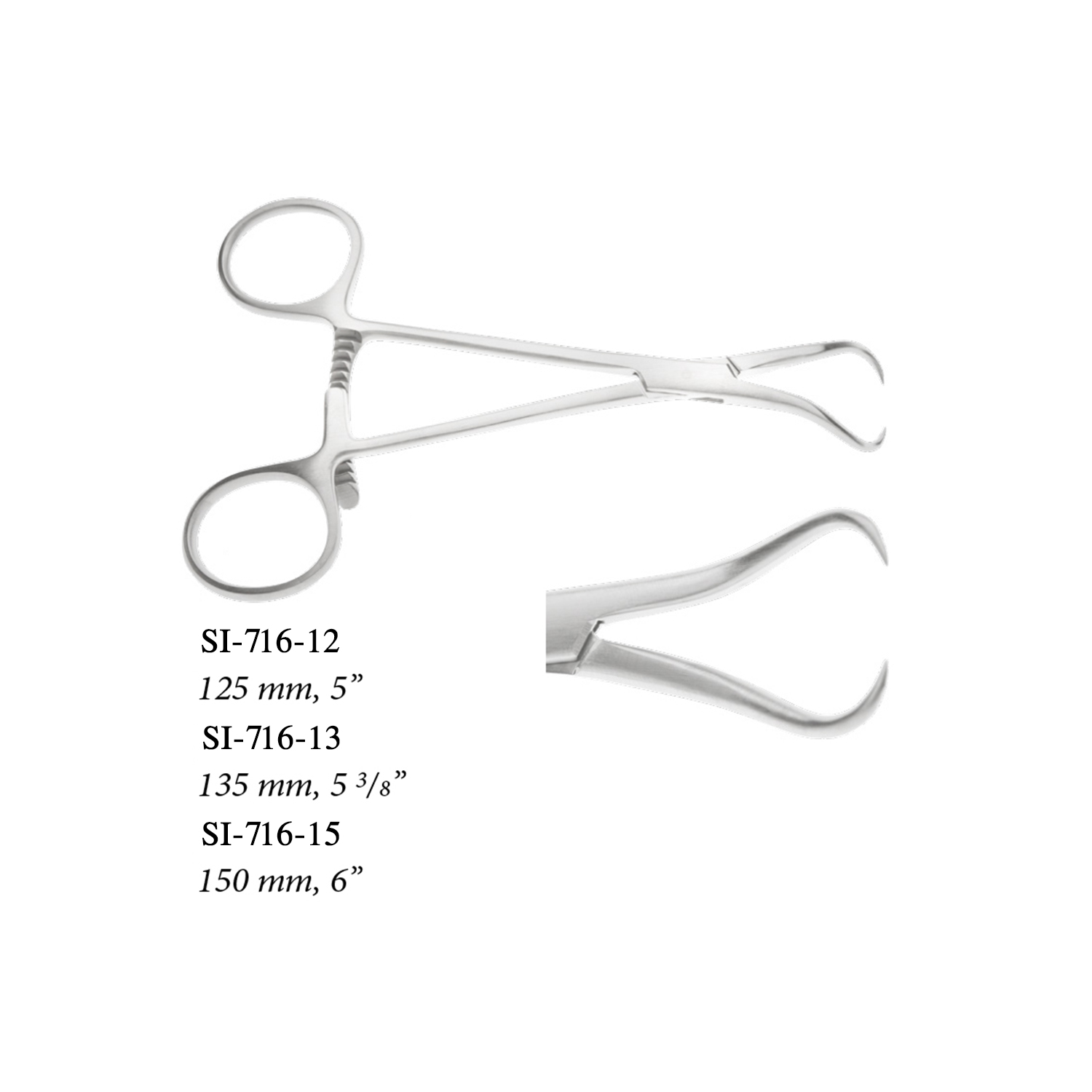 Bone-holding-forceps,-125-mm
